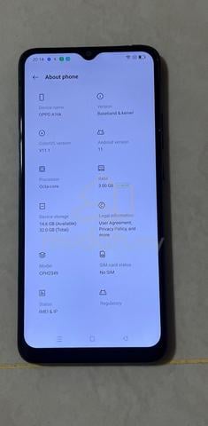 oppo a16k..32gb 4ram - photo 2 of 3