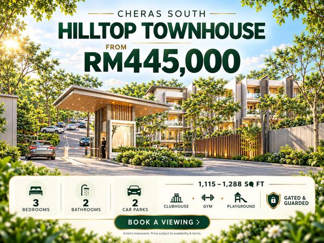 Cheras South Hilltop House | 3 Bedrooms & 2 Car Park 1