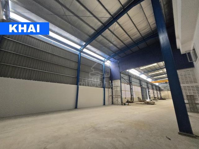 REFURBISHED Detached Factory Warehouse For RENT Bukit Minyak GOOD COND 1