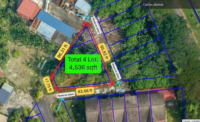 FREEHOLD@Tanah Lot Banglo Murah-Corner Lot@4,536 sqft@Sg. Pinang,Klang 1