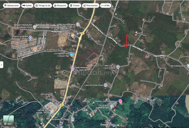 Tenom Kallang area near town; Land zoned for community facilities 1
