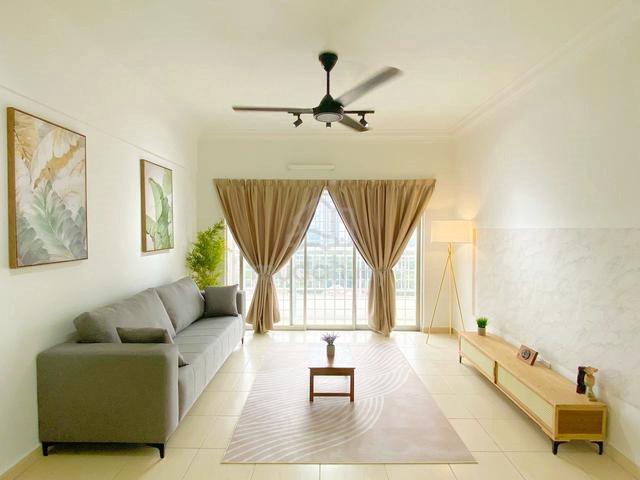 [ Muji Themed New Furniture Master Room ] Bandar Menjalara Beverly 1