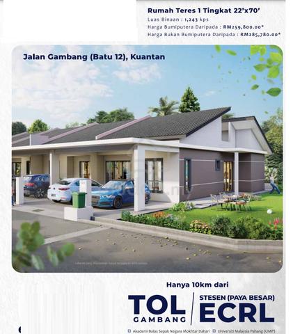 PROJEK PERUMAHAN AWAM MALAYSIA | 22' x 70' BATU 12, JALAN GAMBANG 1