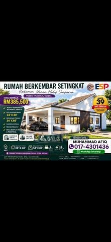 MILIKI RUMAH BERKEMBAR (SEMI-D) Jitra Kedah 1