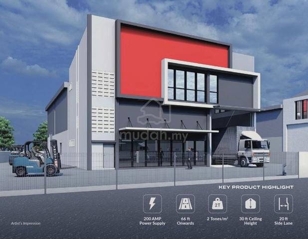 1.5 Storey New Detached Factory For Sale At Bukit Minyak 1
