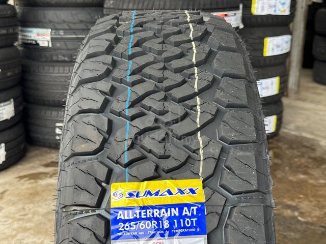 Tayar baru 265 60 18 sumaxx AT 2026 4x4 new tyre - photo 2 of 6