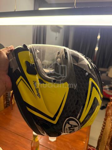 Arai Signet-X Dyno Yellow Full Face Helmet + Cover - photo 6 of 6