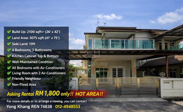 RENT 2.5 Storey Semi-D Taman Impian Indah Alma Bukit Mertajam Furnish 1