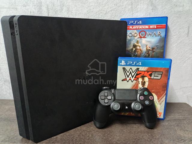 Ps4 slim 500 GB+ 2 games - photo 3 of 4