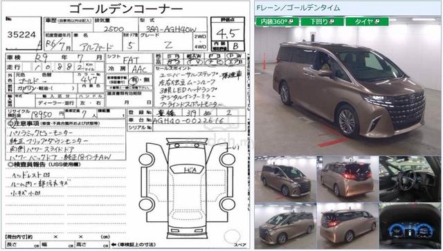 2024 Toyota ALPHARD 2.5 Z AGH40 Side Step DIM BSM - 2
