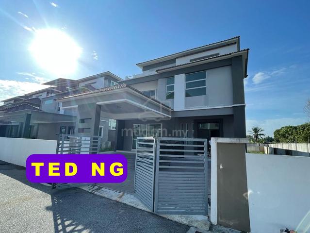 Carnation Villa 3 Storey Bungalow 4704sf Bukit Minyak Alma Aeon Gated 1