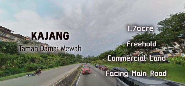 kajang Taman Damai Mewah 1.7acre Freehold Commercial Land Facing Road 1