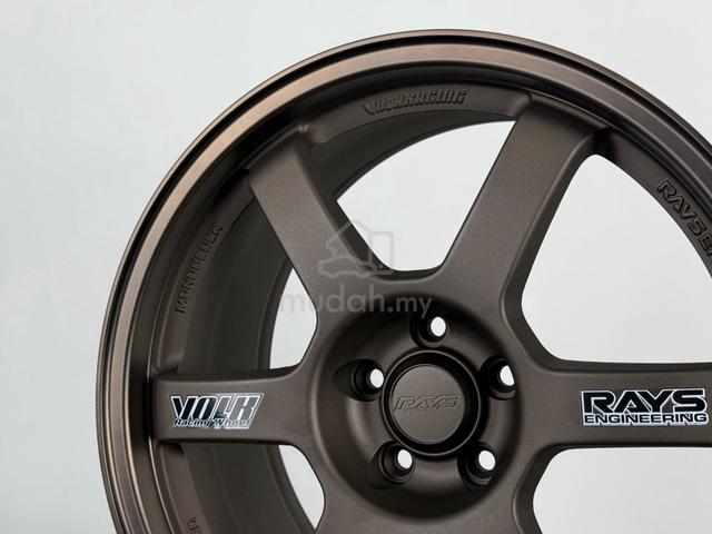 NEW 17 TE37 OG Rim GR86 GT86 BRZ Polo Wish Altis - photo 4 of 6