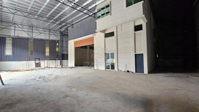 (Fully Renovated) ASAS JAYA SEMI-D INDUSTRIAL WAREHOUSE|Bukit Minyak 1