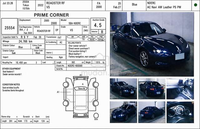 2022 Mazda MX-5 2.0 BOSE LEATHER (A) CRYSTAL BLUE - 5