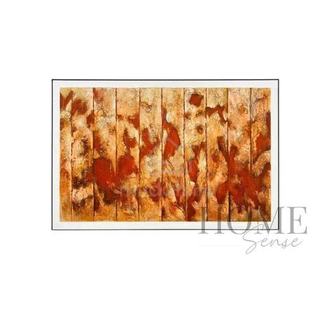 Autumn Resonance – Textured Abstract Acrylic Wall - photo 2 of 6