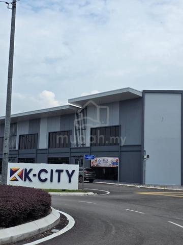 K-CITY, KULAI, BRAND NEW CORNER 1.5-Storey Terrace Factory FOR RENT 1