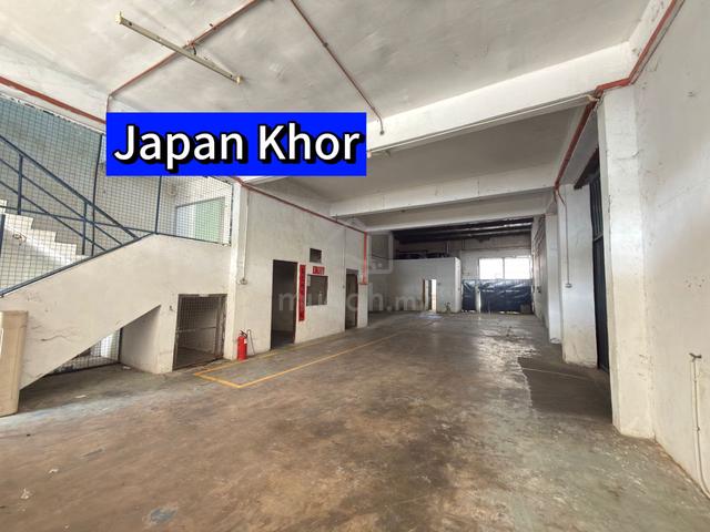 1.5-Storey Light Industry Factory Warehouse for Rent –at perai area. 1