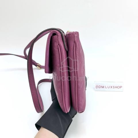 Preloved LV Fuschia Empreinte Twice Crossbody Bag - photo 3 of 6