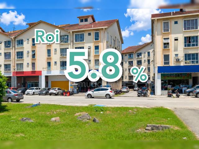 5.8% Ground Floor Shop Pusat Komersial Shah Alam Seksyen Sek 7 Plumbum 1