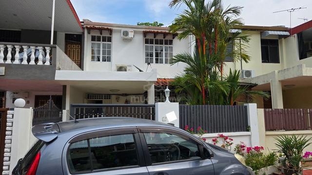 Double-storey Terrace House at Lengkok Halia, Tg. Tokong for Sale 1
