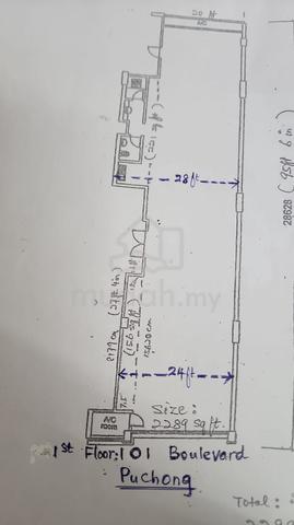 IOI Boulevard Puchong Shop Lot For Rent 1