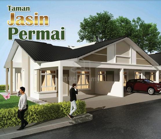 Teres Setingkat Unit Corner di Jasin, Taman Maju 1