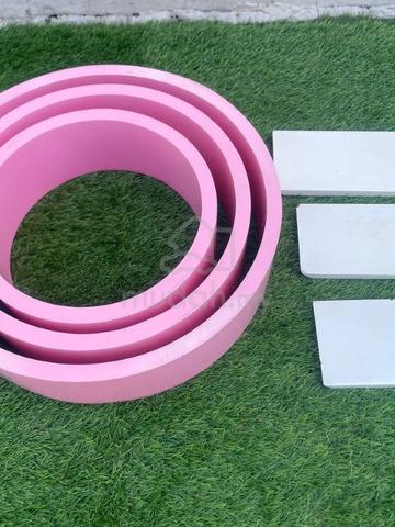 C112 Rak Hiasan Dinding Set of 3 Round - photo 5 of 6