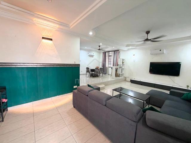 Perling Double Storey Semi D House 4Bed Fully Furnished @ Jln Layang 1