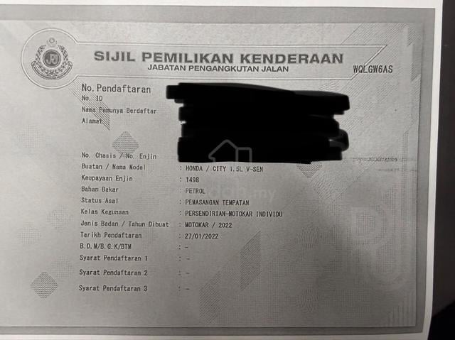 2022  Honda City 1.5L V-Sensing FULL SERVICE REKOD - 3