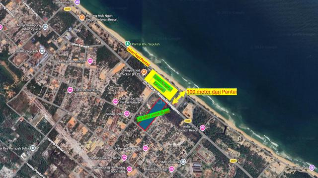 Tanah Menghadap Laut Pantai Rhu 10 | 1.93 Ekar | Setiu Terengganu 1