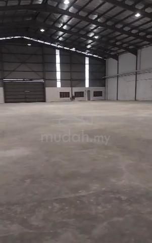 1.5 sty semi D factory for rent kaw perindustrian meru barat klang 1