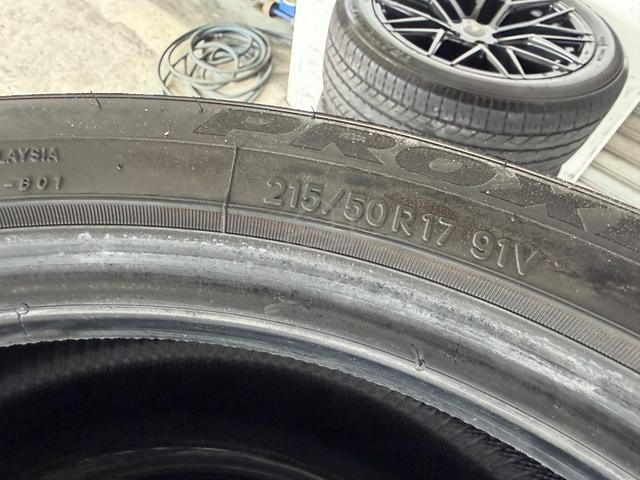 Tayar 215/50/17 toyo cr1 bunga 90% tahun 2025 - photo 3 of 6