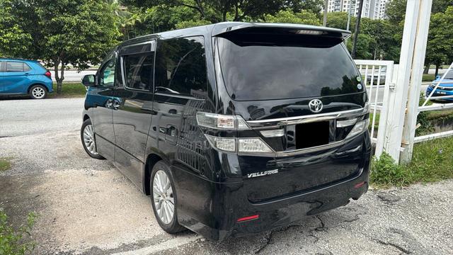 PILOT SEAT MAX LOAN 2012 Toyota VELLFIRE 2.4 Z G - 3