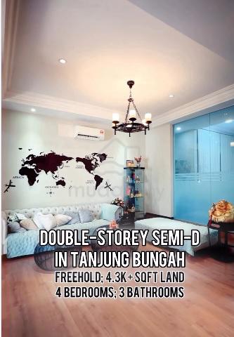 Tg Bungah Jalan Melanti 2-Storey Semi-Detached 4300SF 4-rooms *F/HOLD 1
