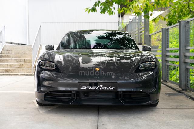 Porsche Taycan Turbo 2021 Volcano Grey Import New - 4