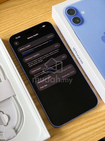 (J23NW) iPhone 16 Plus 256gb Ultramarine|Spaylater - photo 3 of 3