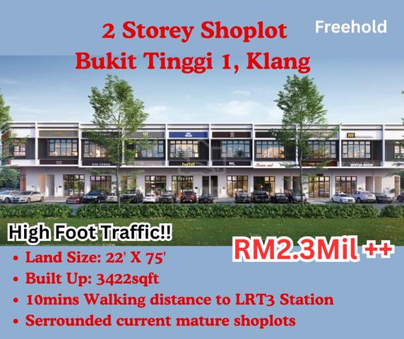 New 2 Storey Shoplot At Bukit Tinggi 1, Klang 1