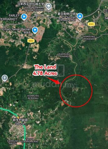 4.78 Acres Land @ Jalan Kampung Meranek, Samarahan, Kuching 1