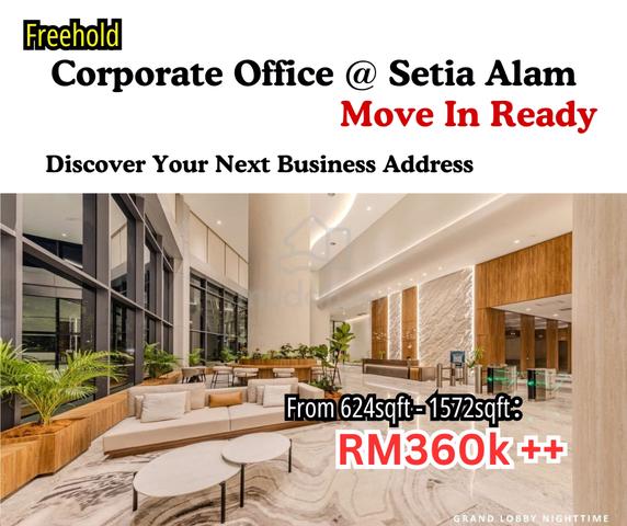 Ready Move In Grade A Corporate Office In Setia Alam 1