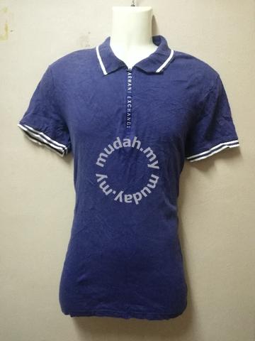 T-Shirt ARMANI EXCHANGE Collar Ringer Size L - Clothes for sale in Kuantan,  Pahang