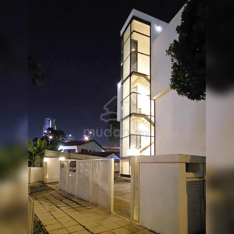 3sty with roof top terrace, private lift and pool 1