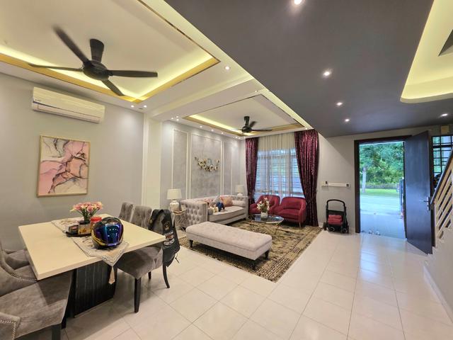 Renovated, partial furnished, gated & guarded, facing open 3