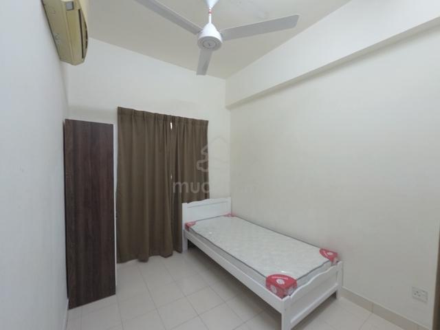 Bilik Single Private |Vista Mutiara kepong|Inc Air+Api| Jlan Kaki MRT 1