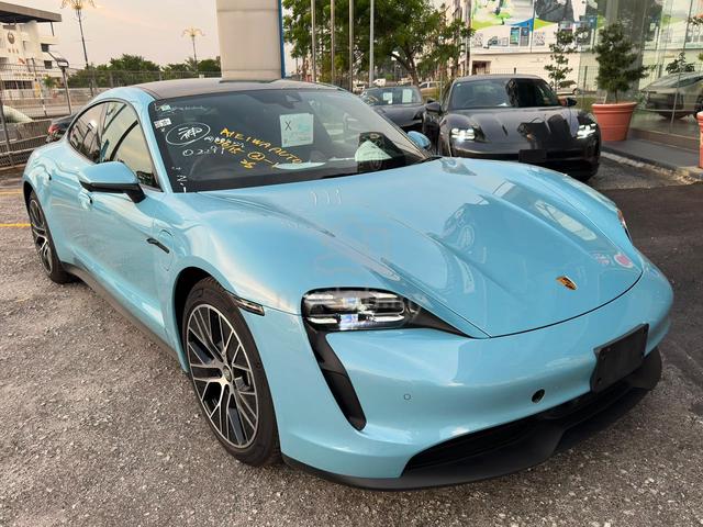 2024 Porsche TAYCAN 6A/2700KM FROZEN BLUE NEW CAR - 4