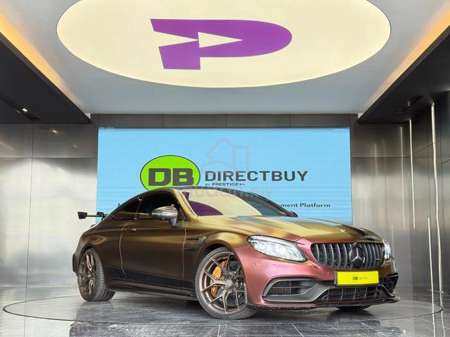 2019 Mercedes Benz AMG C63S COUPE 4.0 BURM HUD BSM - 1