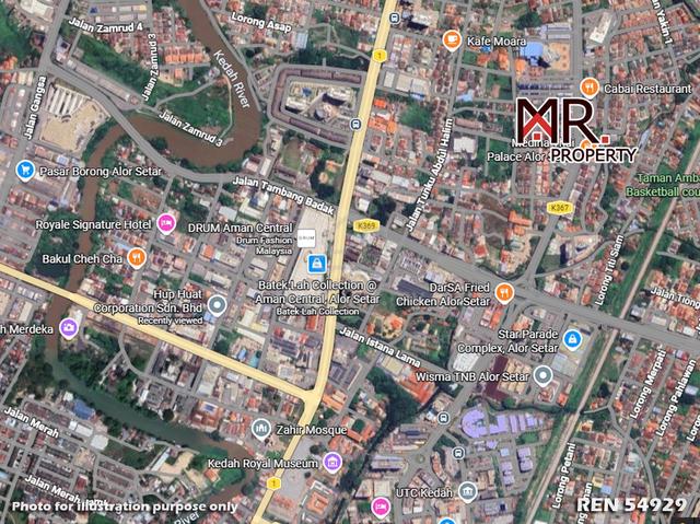FACING ROAD Commercial Land with Building Alor Setar FOR RENT 1