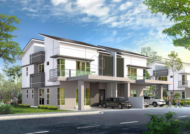 Rumah Berkembar Dua Tingkat di Nibong Tebal 1