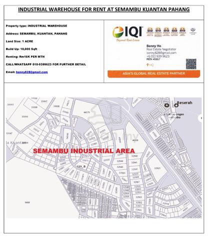 Industrial Warehouse For Rent at Semambu Kuantan Pahang 1