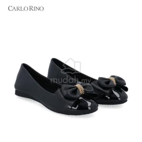 Carlo Rino Bow Belle Ballet Flats Black Size 36 - photo 2 of 5